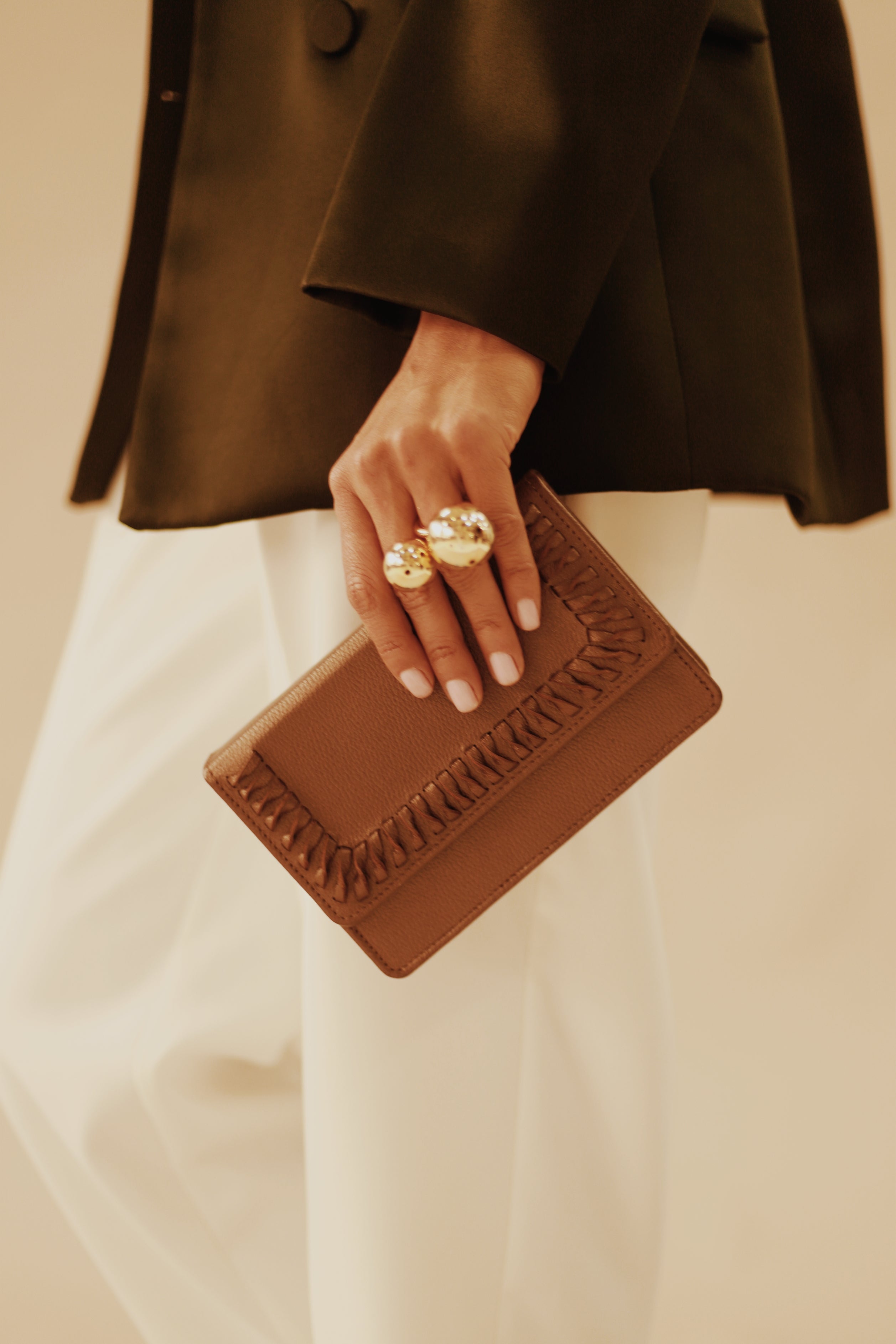 REAL BELT BAG BRONZE