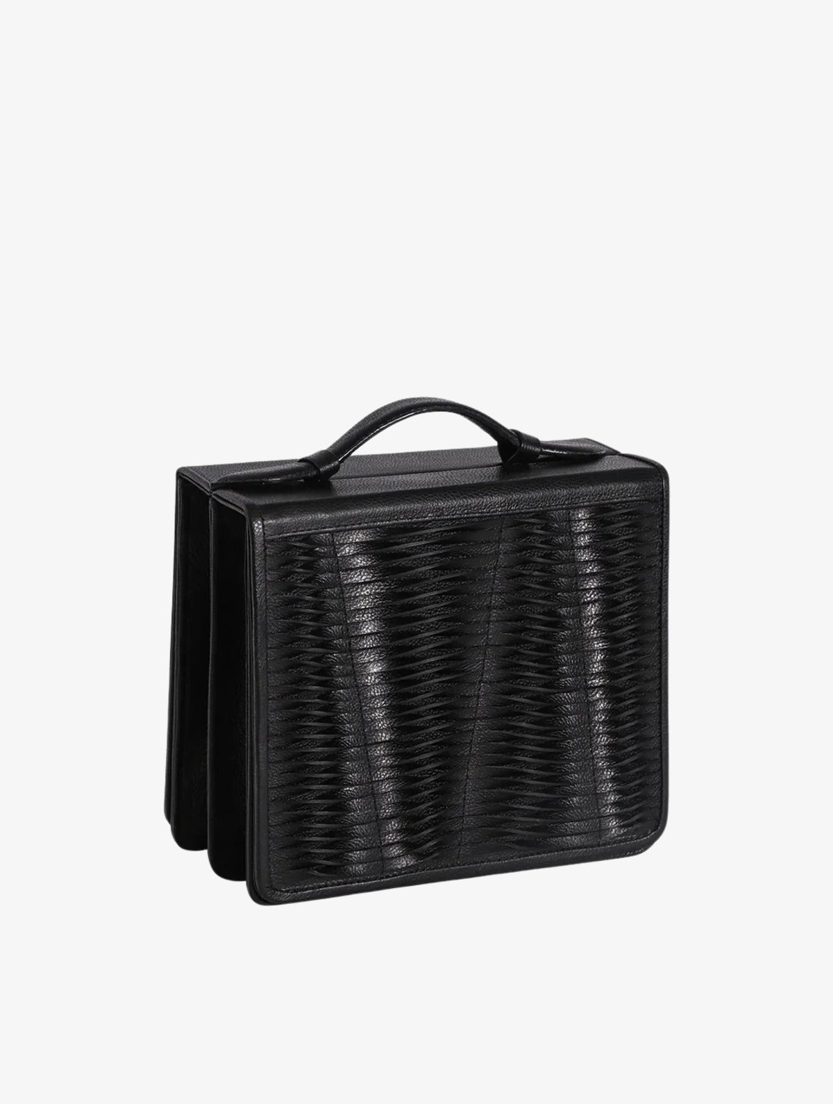Barichara Bag Black, bolso de cuero hecho a mano, Bibiana Hernández
