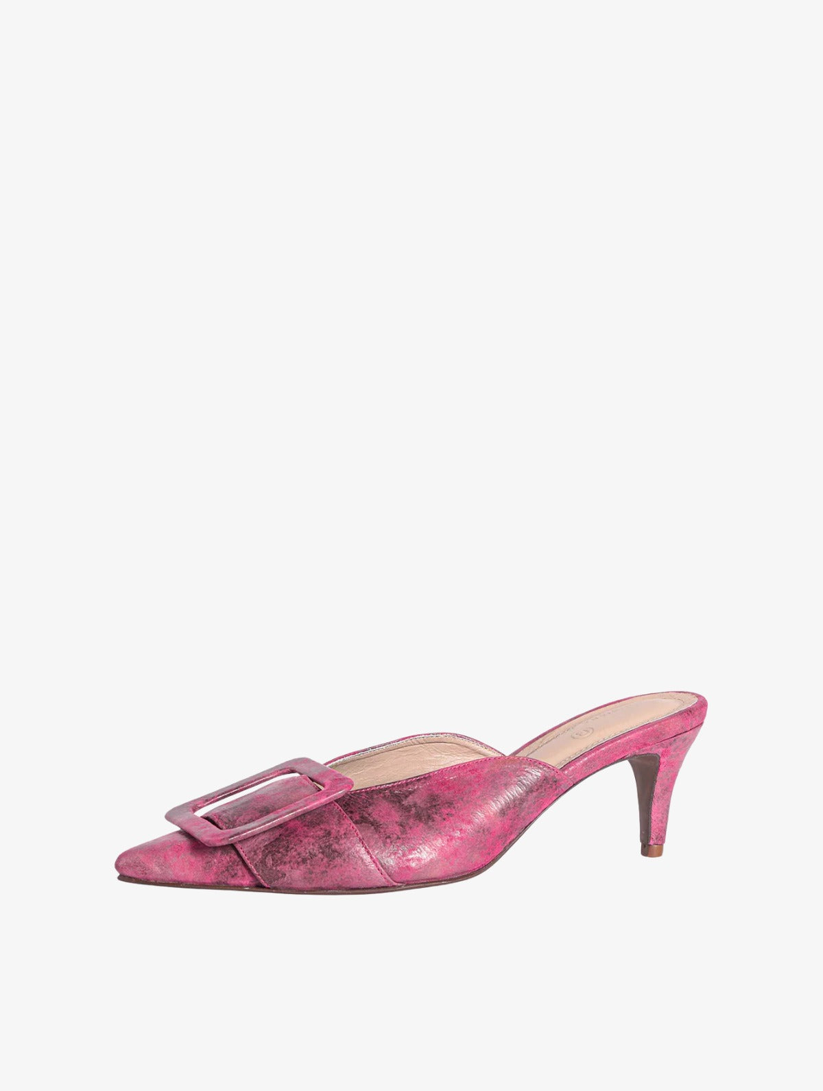Caño Cristal Pumps, tacones de cuero hechos a mano, Bibiana Hernández