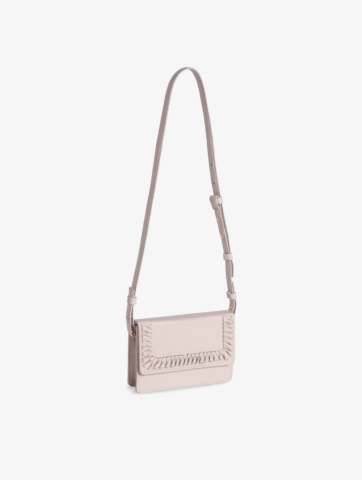 Real Belt Bag White, belt bag de cuero hecha a mano, Bibiana Hernández · foto 3
