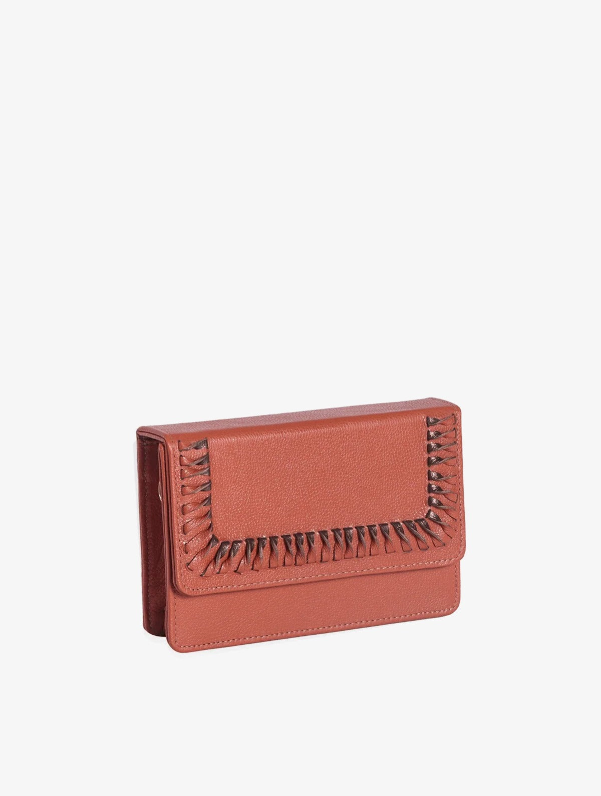 Real Belt Bag Terracota, belt bag de cuero hecha a mano, Bibiana Hernández