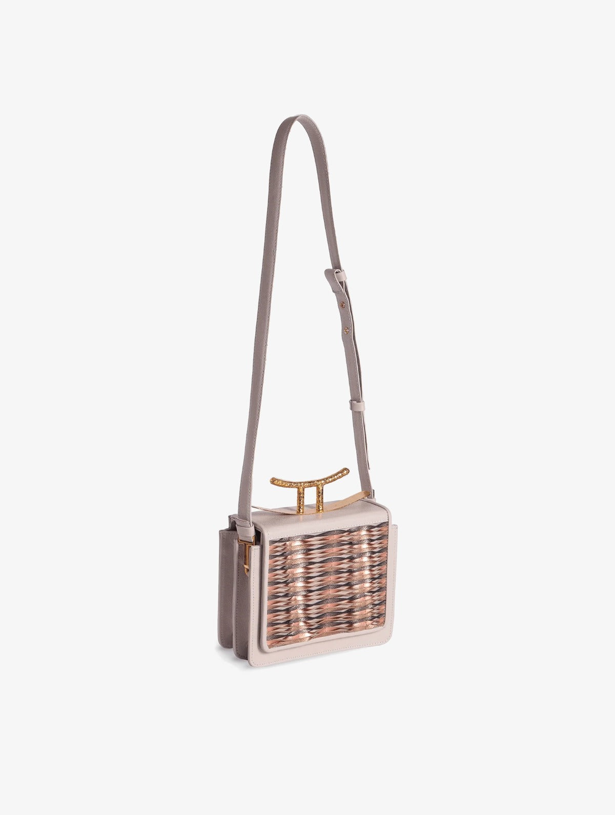 Zenú Bag White, bolso de cuero hecho a mano, Bibiana Hernández · foto 2