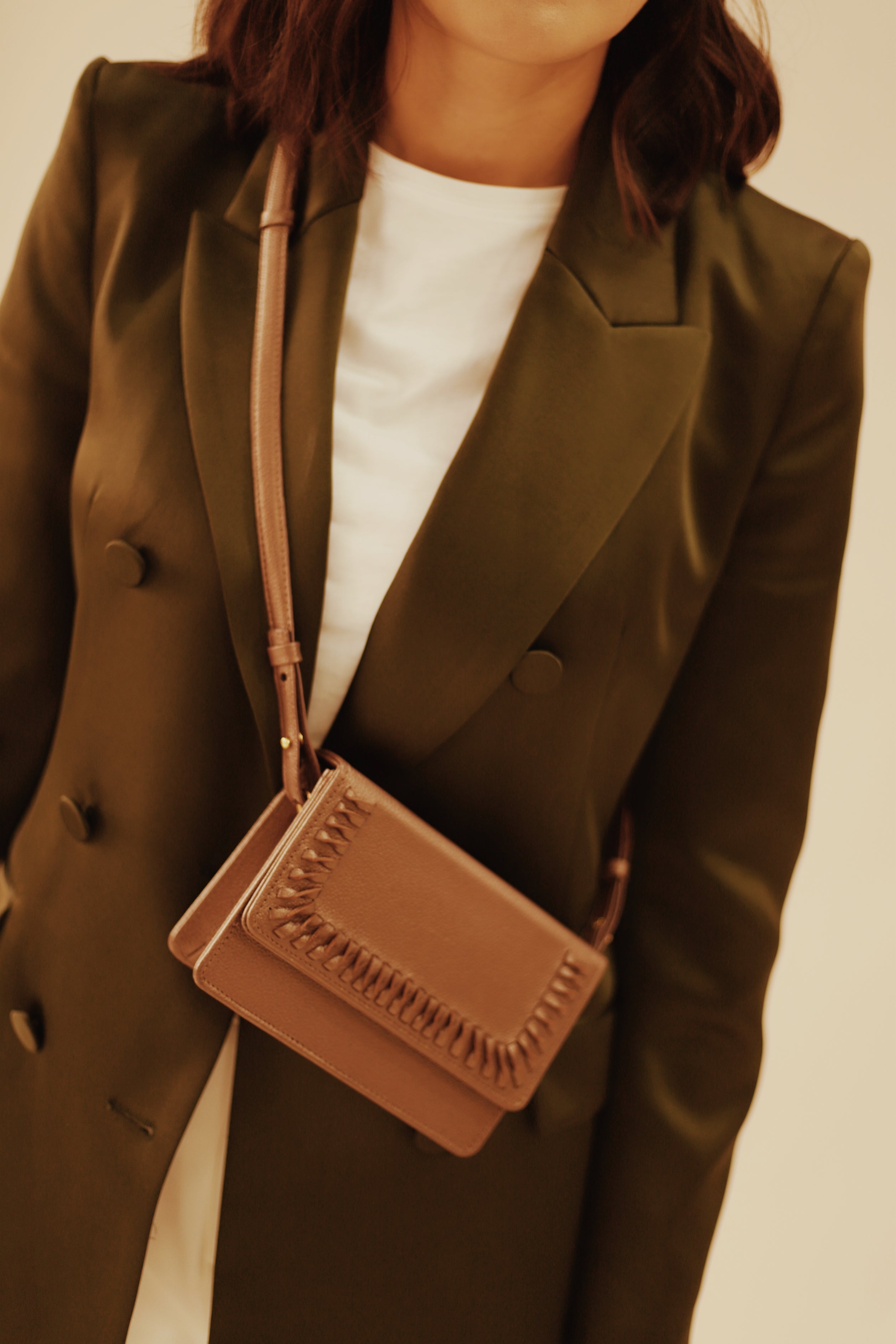 REAL BELT BAG BRONCE