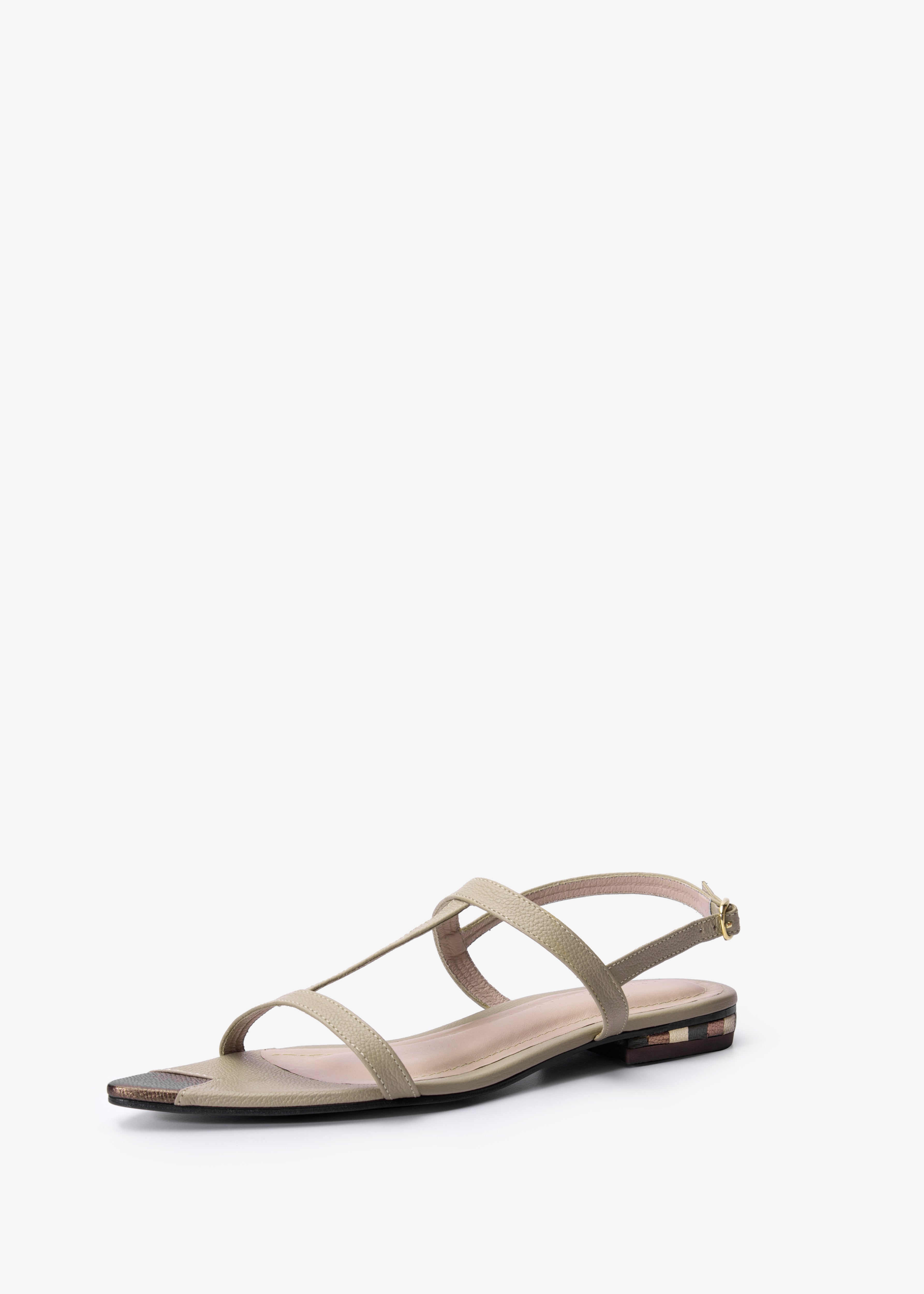 Mosaic Sandals Beige