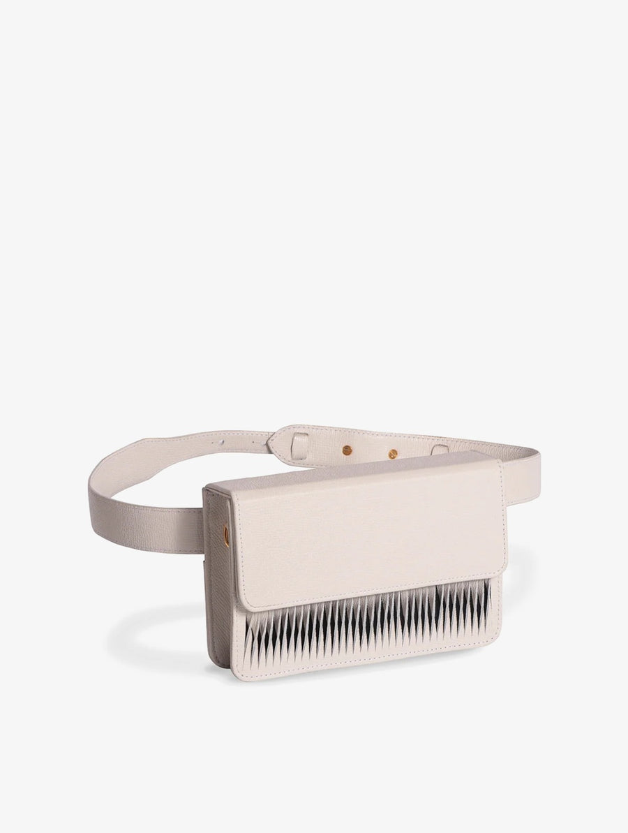 Otero Belt Bag, belt bag de cuero hecha a mano, Bibiana Hernández